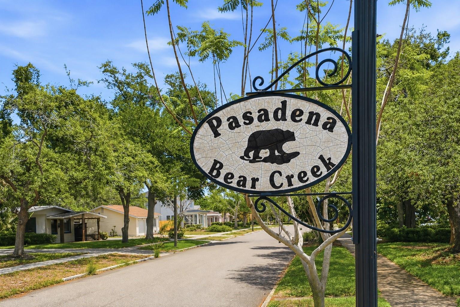 Welcome to the charming Pasadena Bear Creek neighborhood.