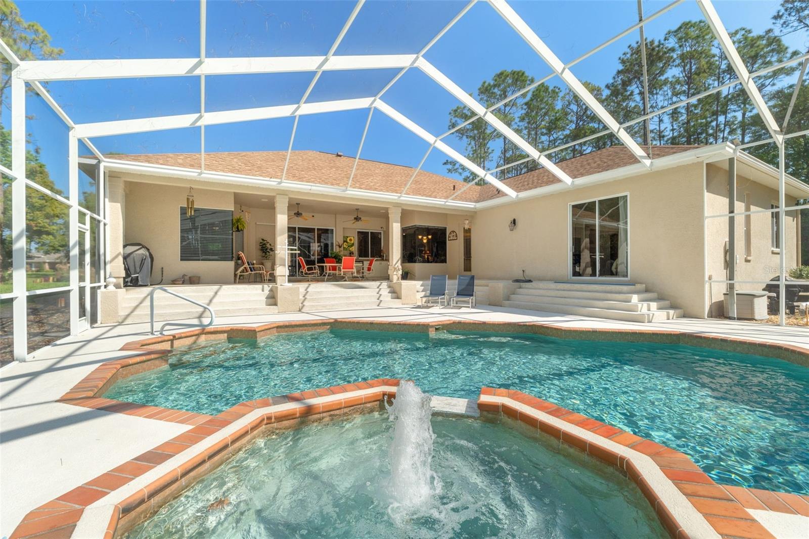 44X40' SCREEN ENCLOSED POOL & PATIO