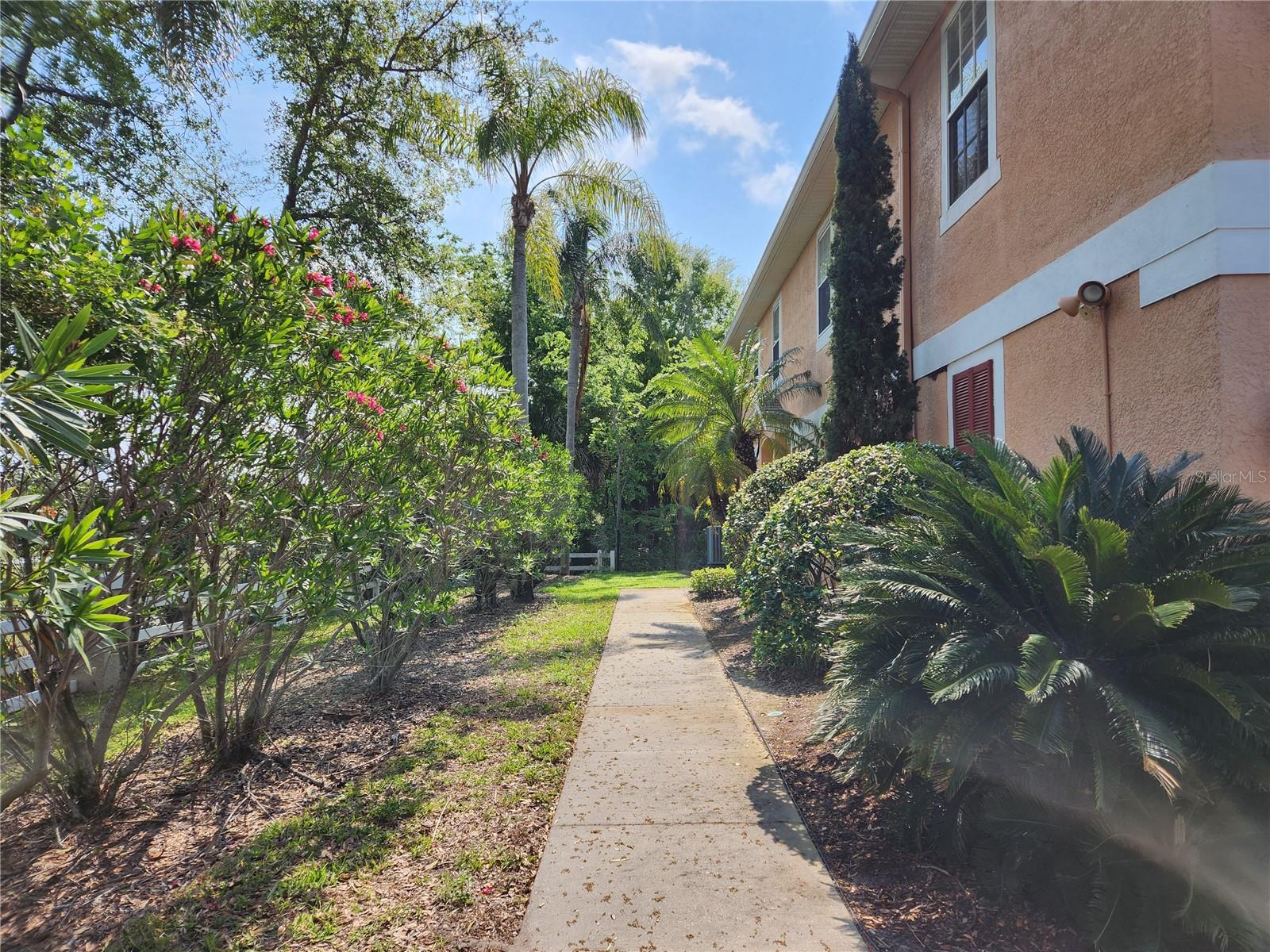 Courtyard to front door