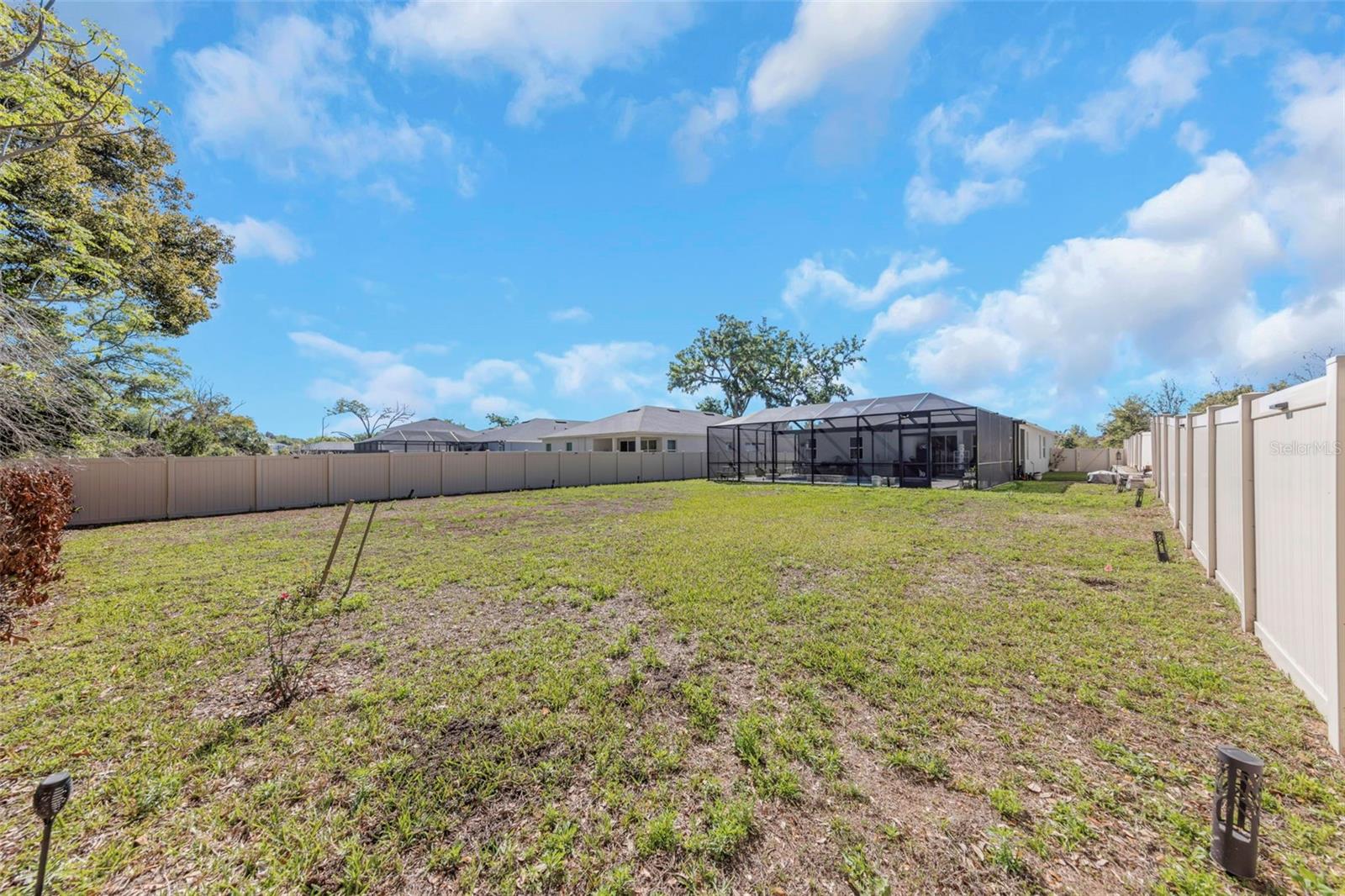 Fully Fenced In Yard