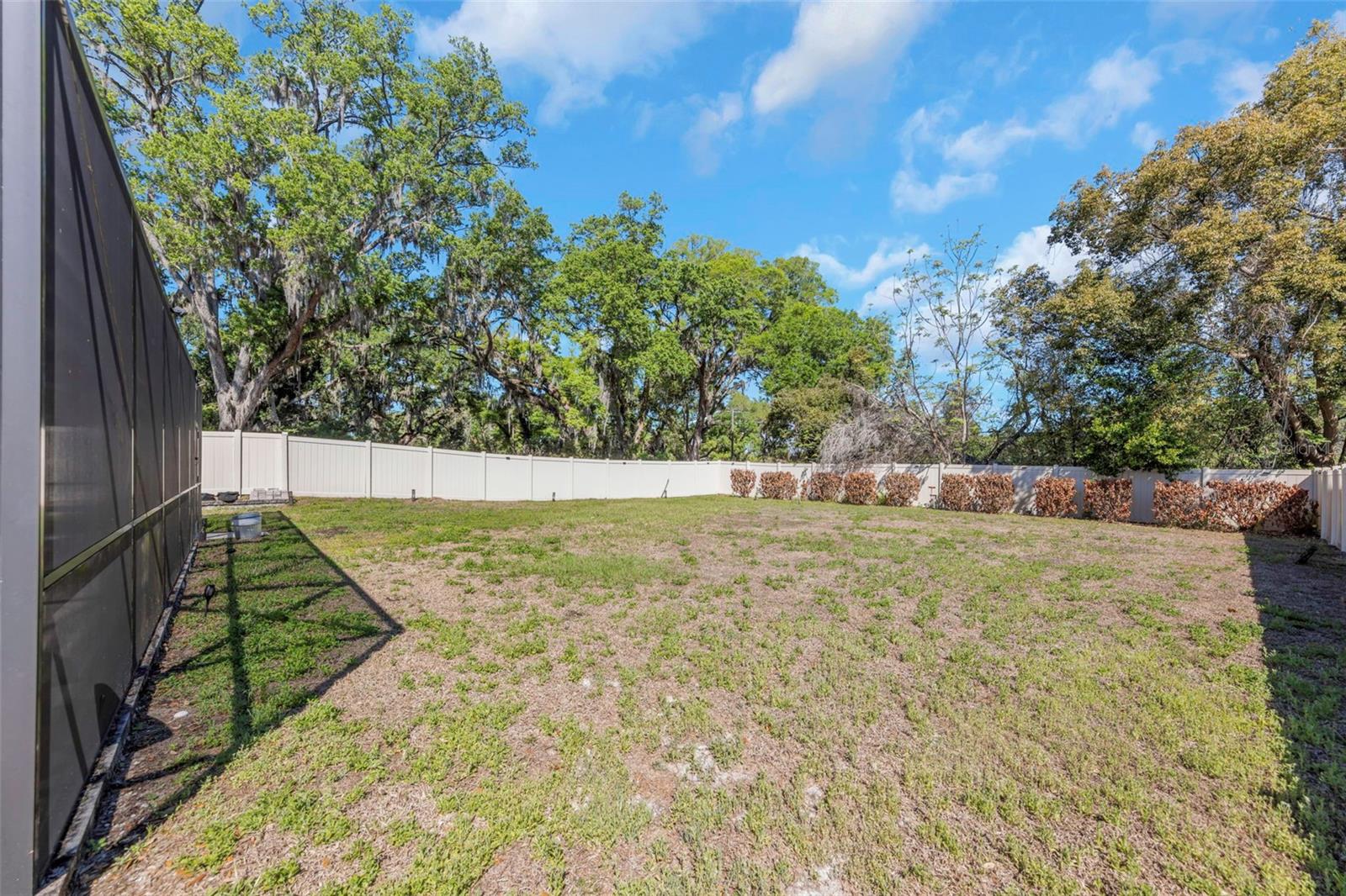 Fully Fenced In Yard
