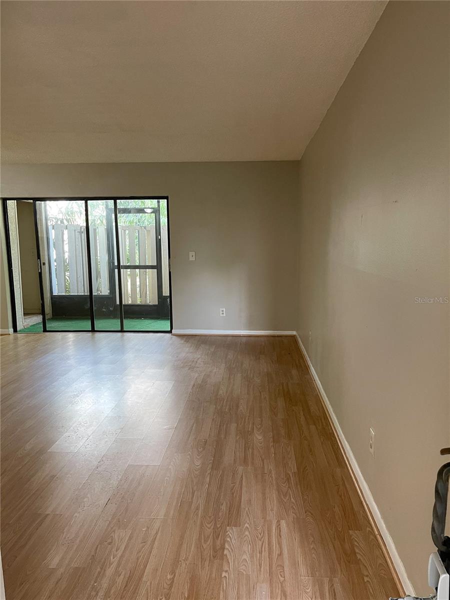 Family room - standing at front door