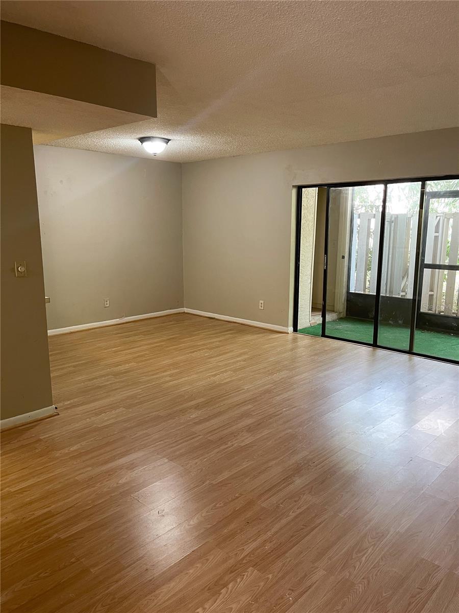 Family room - standing at front door