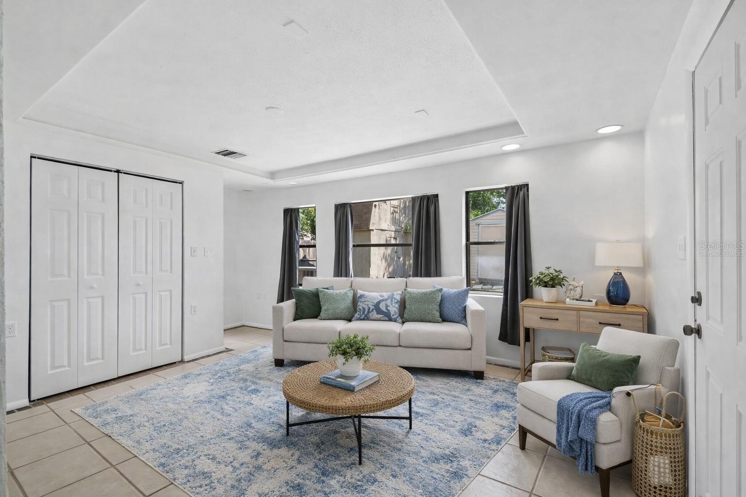 virtually staged bonus room