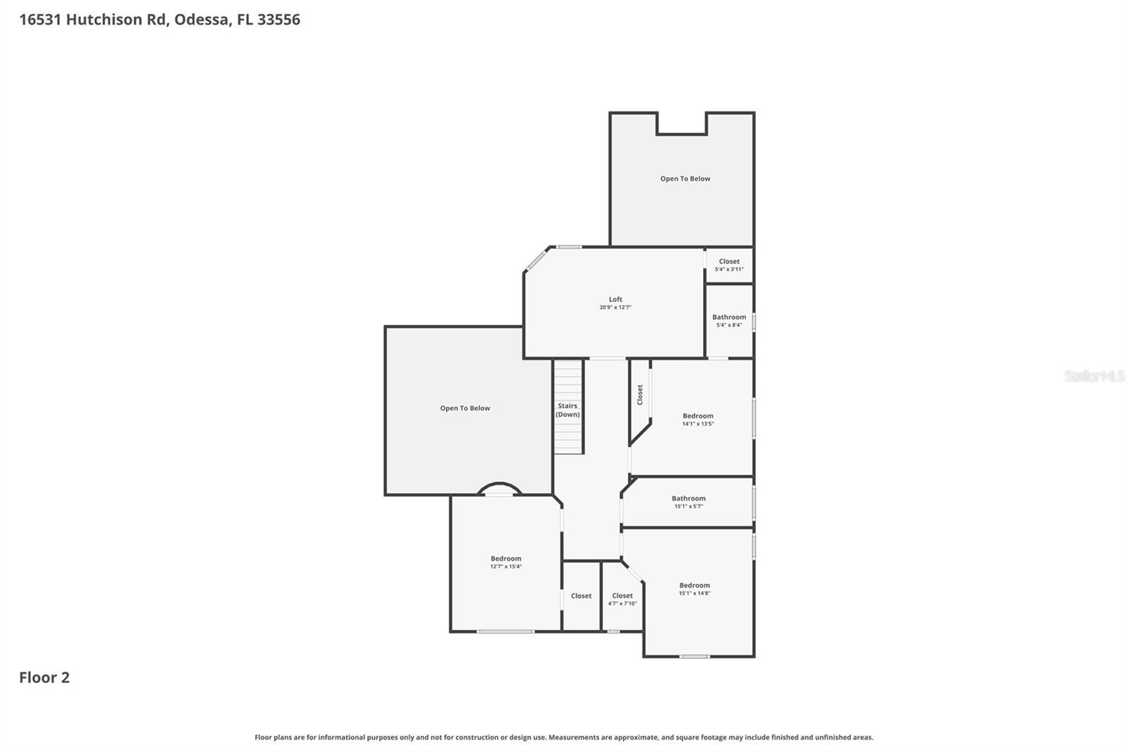 Floor Plan Upper Level