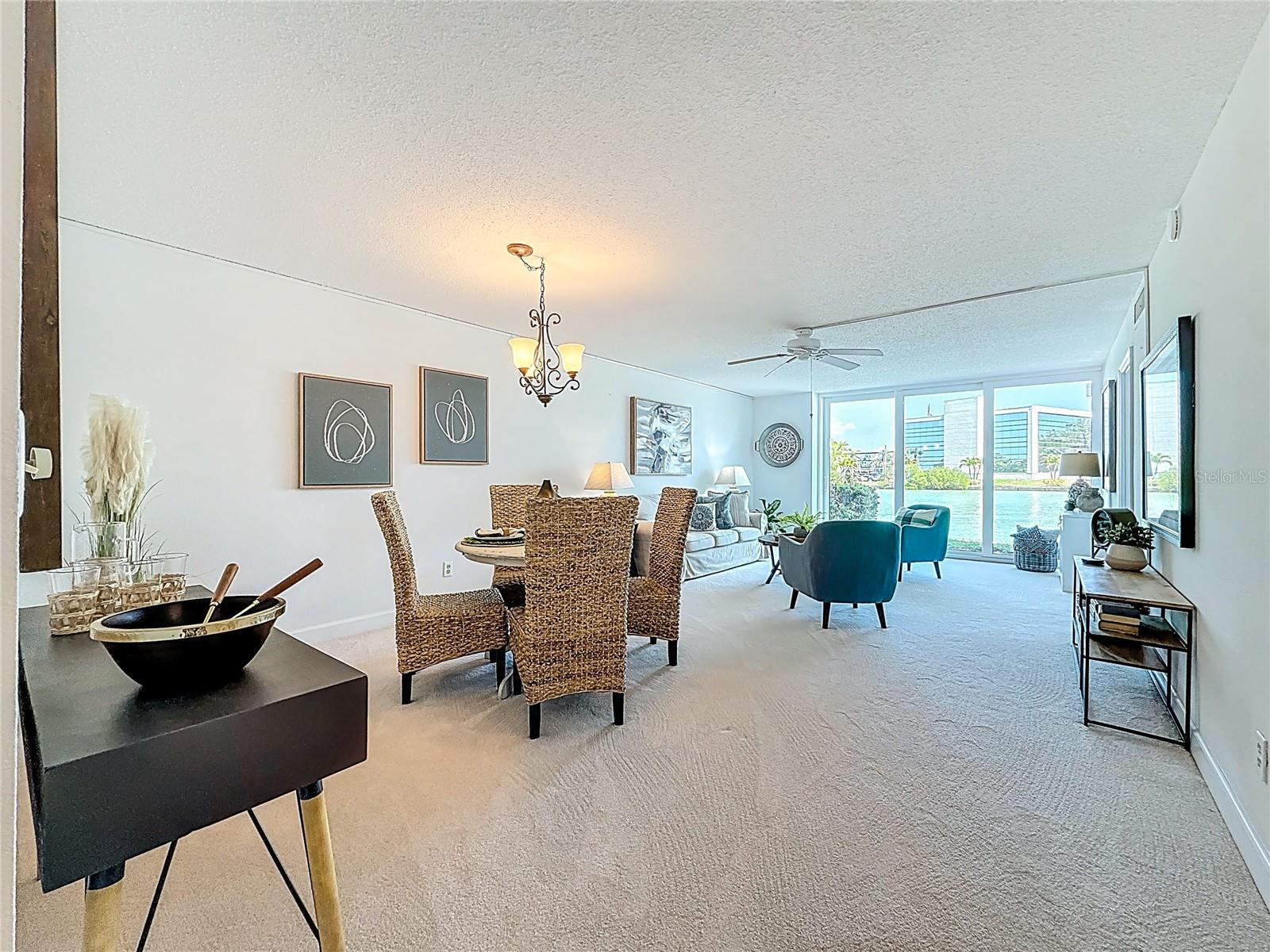 Spacious Living / Dining combo