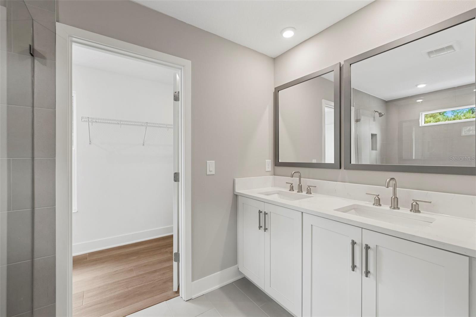Master bathroom sinks