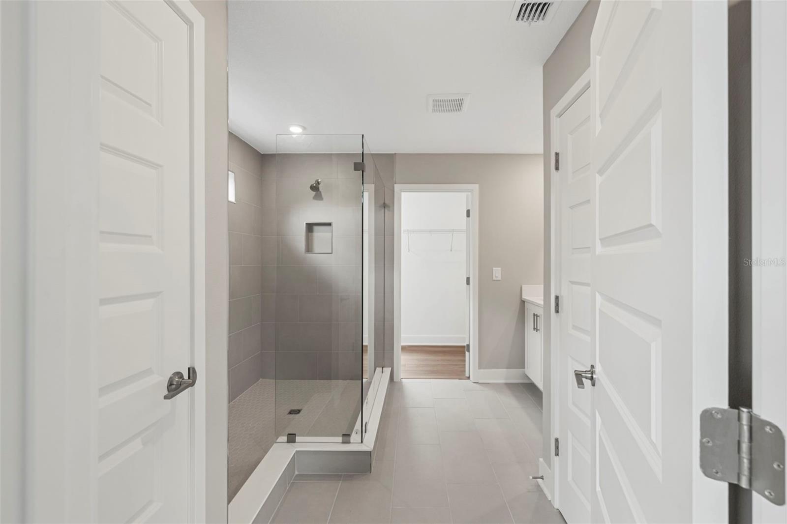 Master bathroom entrance
