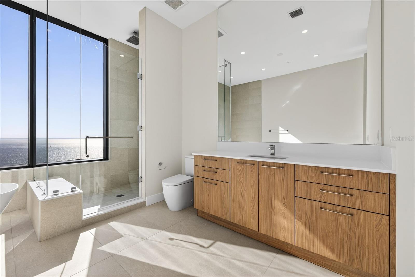 Primary Suite Bathroom W/ Eastern Views