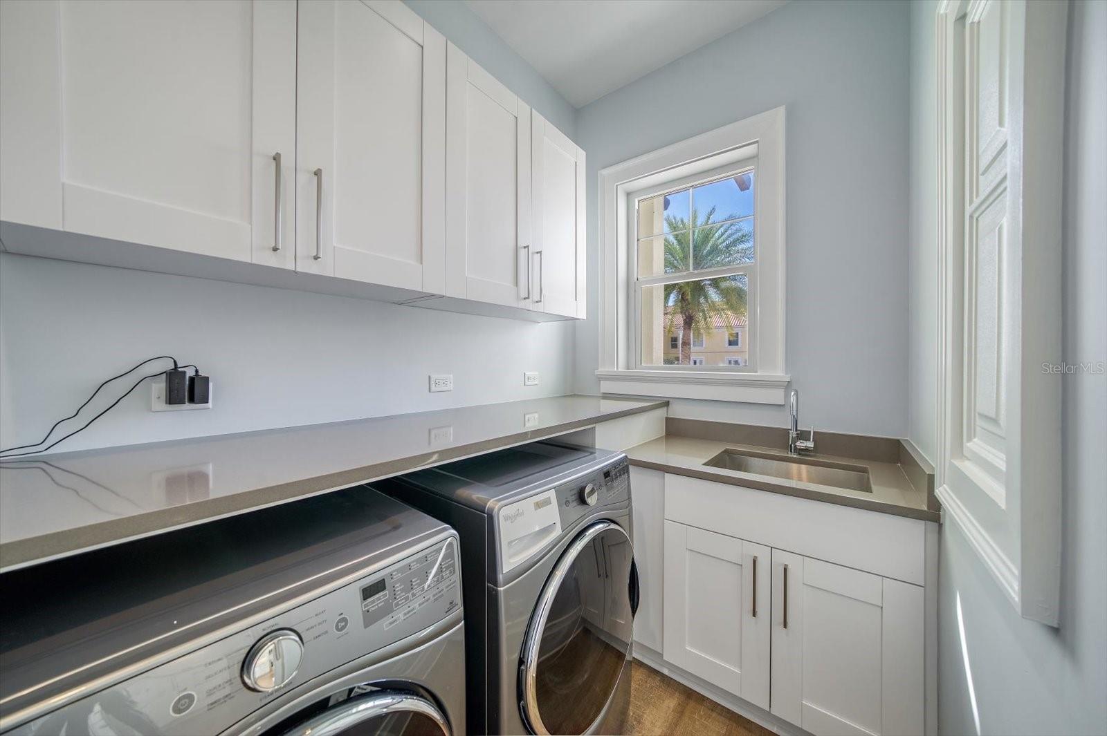Spacious Laundry room on 2nd level.
