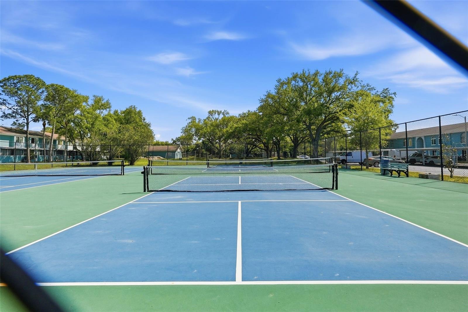 Tennis and Pickle Ball courts