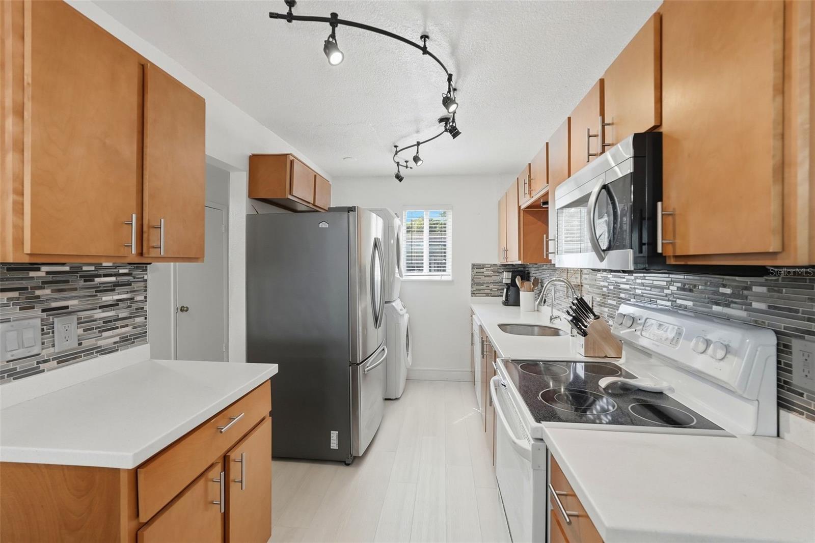 Kitchen opens to main living space