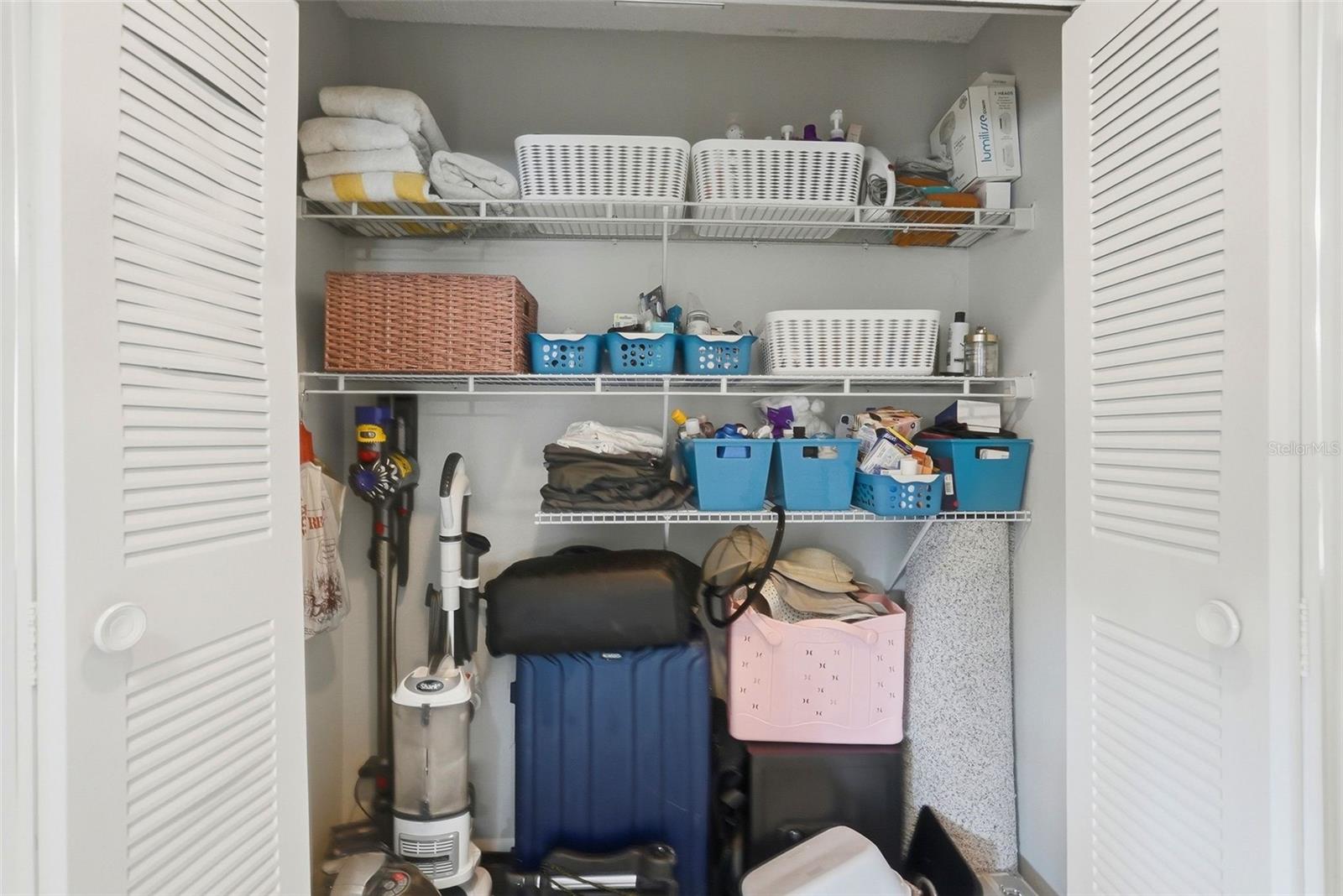 upstairs storage closet