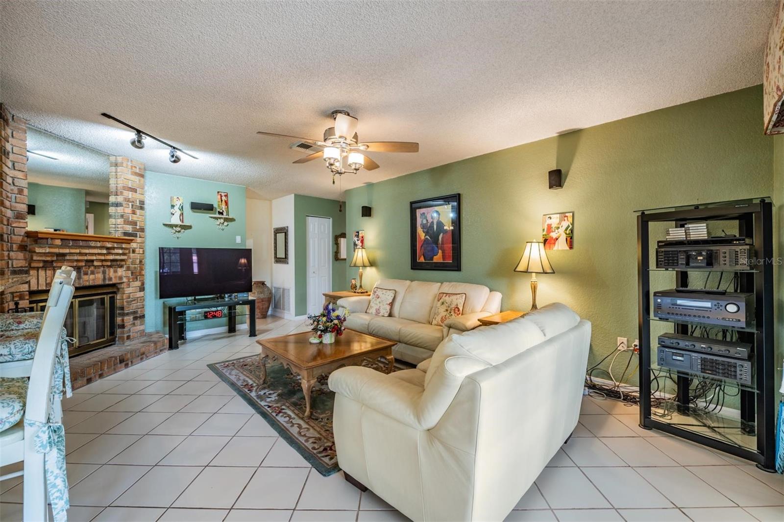 family room fireplace