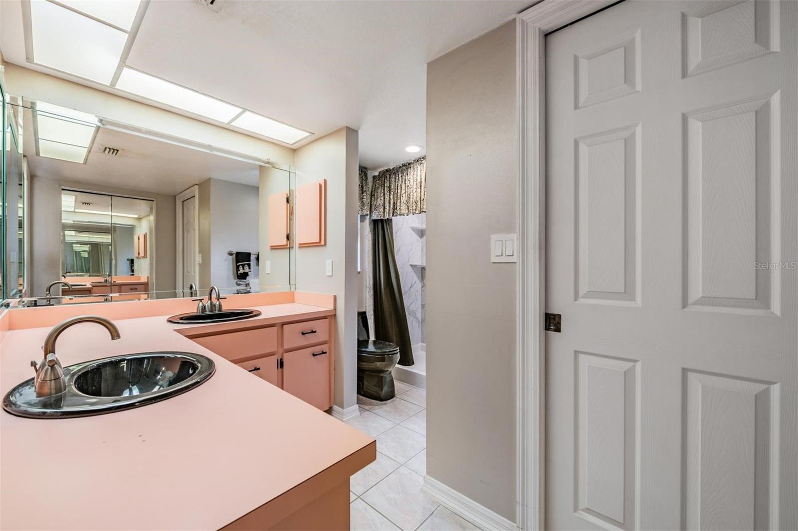 Ensuite bath & walk in closet