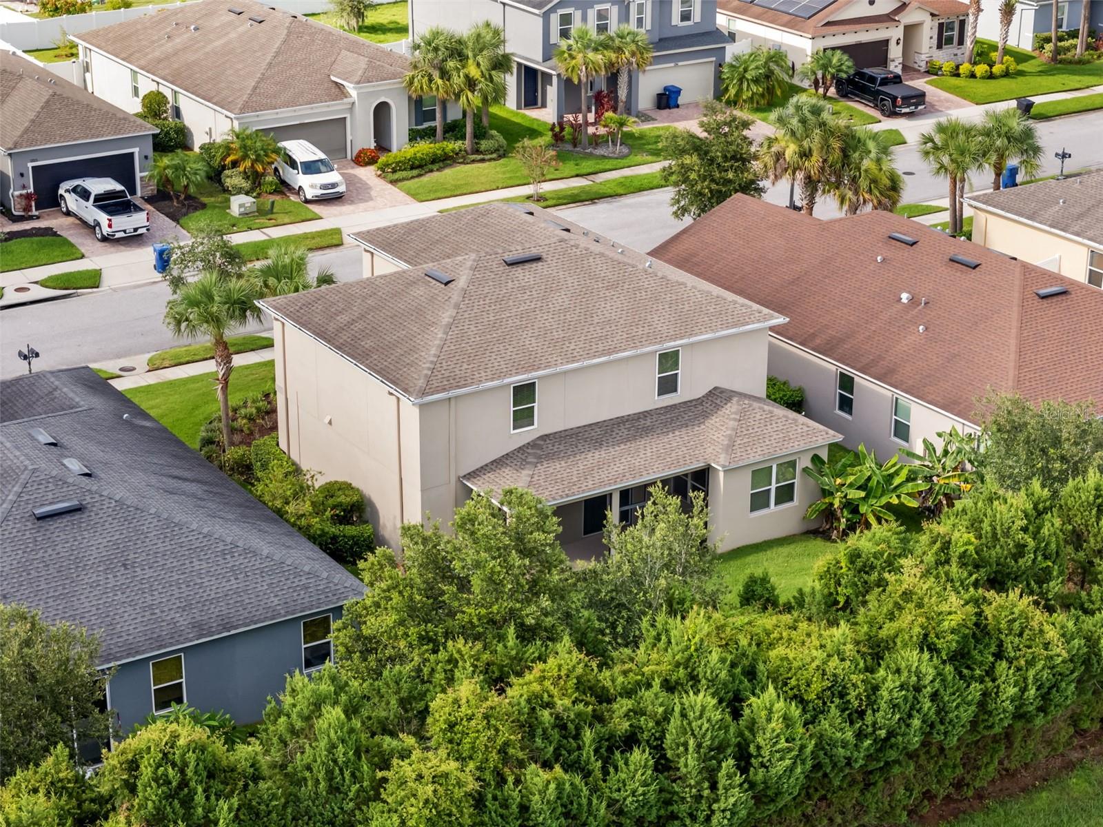 Aerial View - Backyard