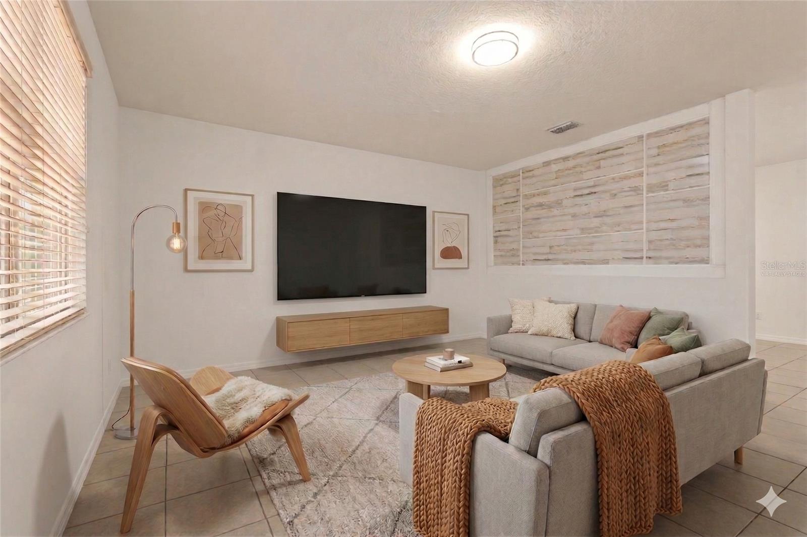 Living Room  - Virtually Staged