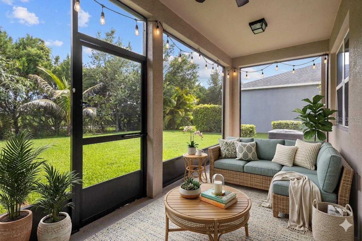 Screened Lanai - Virtually Staged