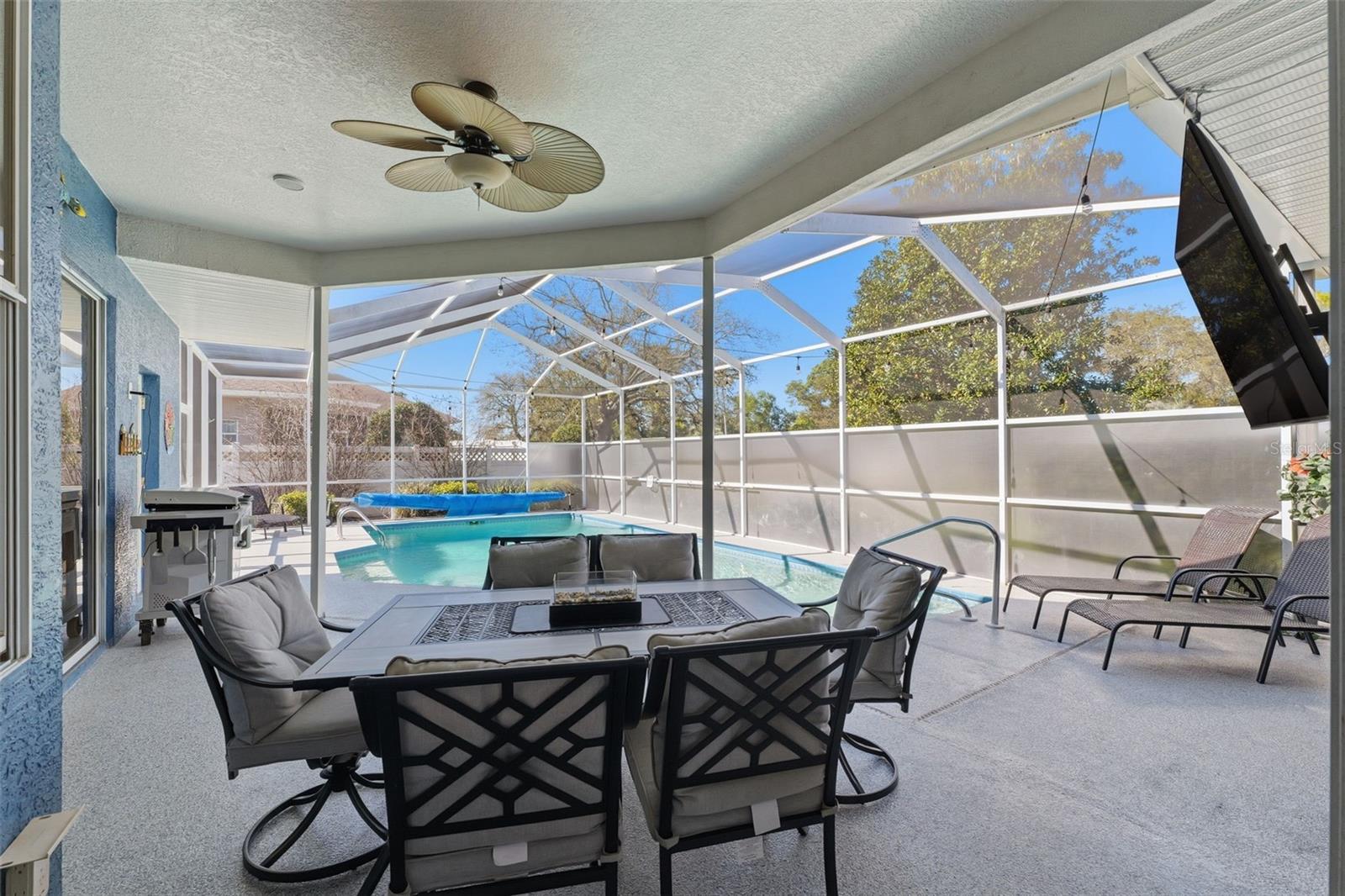 Rear Porch/Pool Area