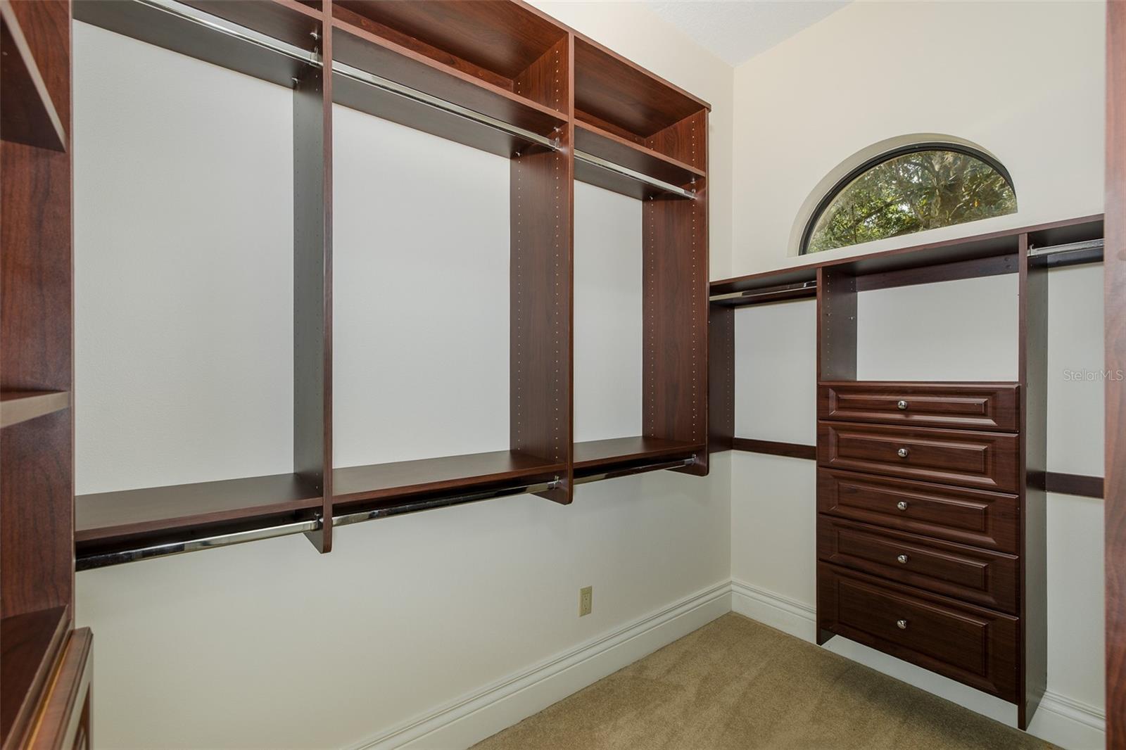 Custom Primary Walk-in Closet #1