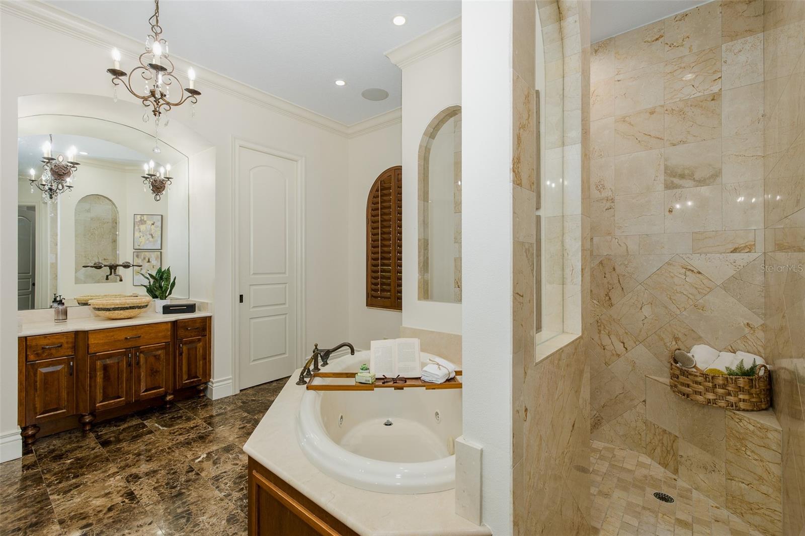 Relaxing Tub & Large Custom Shower