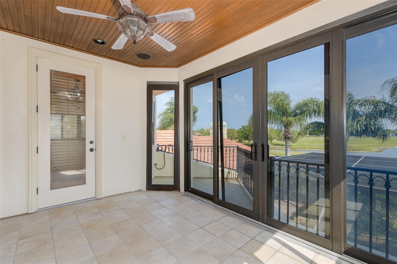 2nd Floor Balcony Overlooking Golf Course