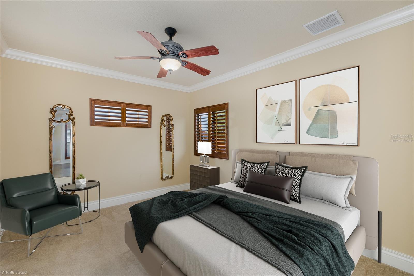 VIRTUALLY STAGED Bedroom 4