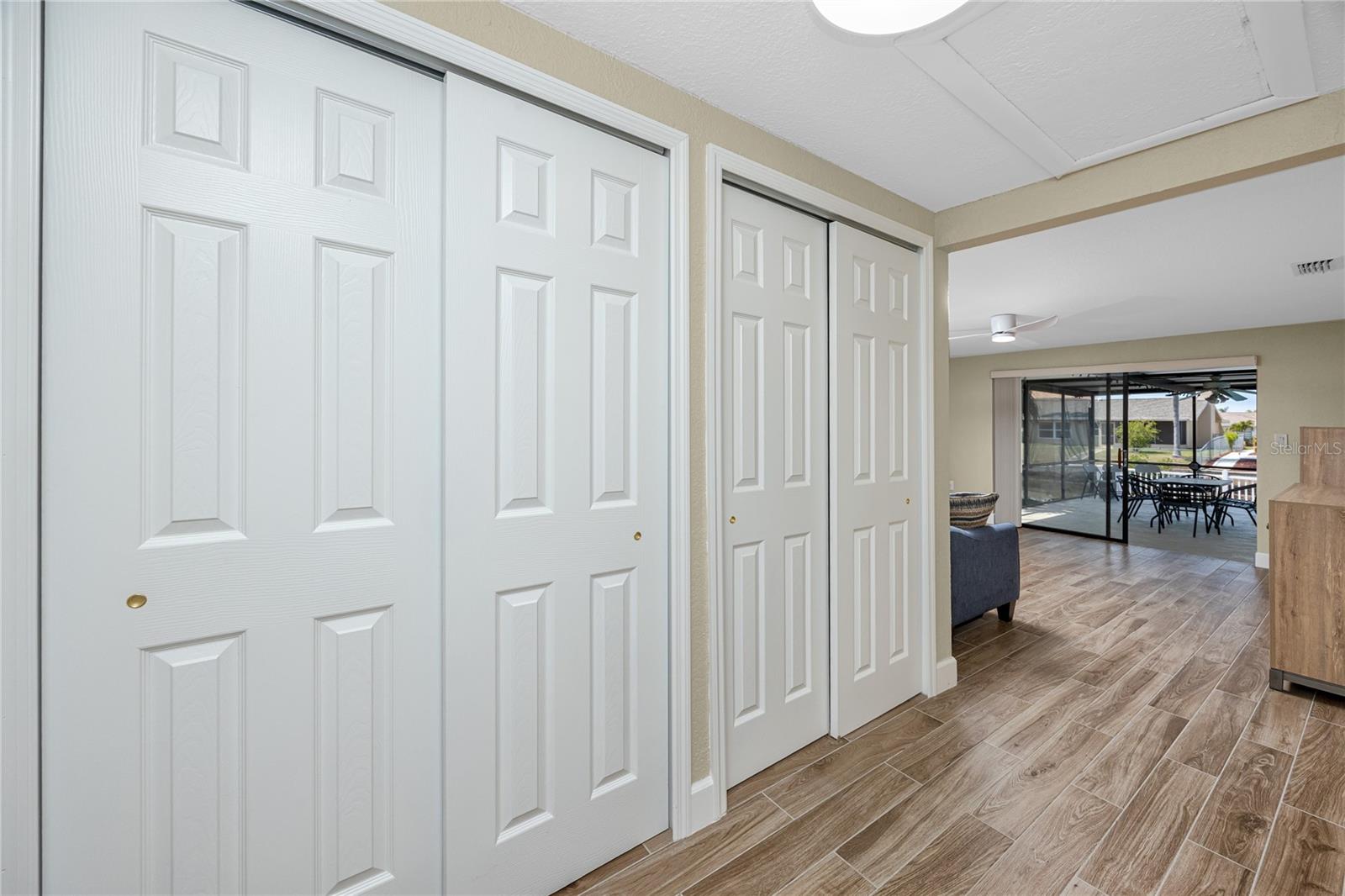 Primary Bedroom Closets