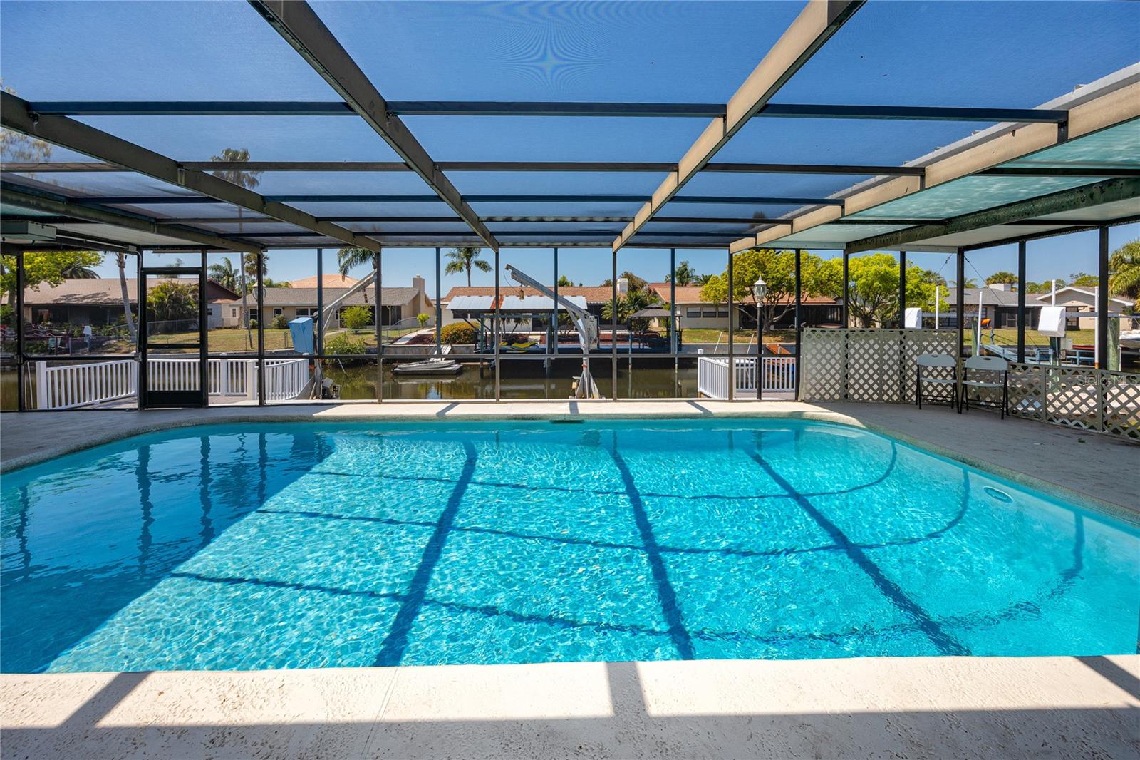 Covered Pool at 9903 San Mateo Way, Port Richey, FL 34668