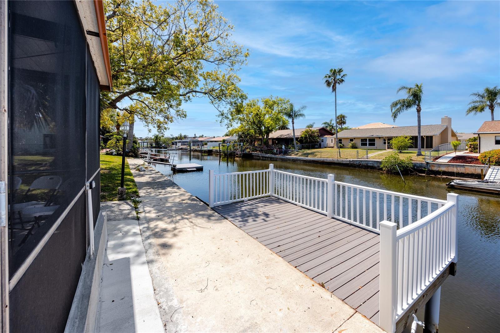 Dock at 9903 San Mateo Way, Port Richey, FL 34668