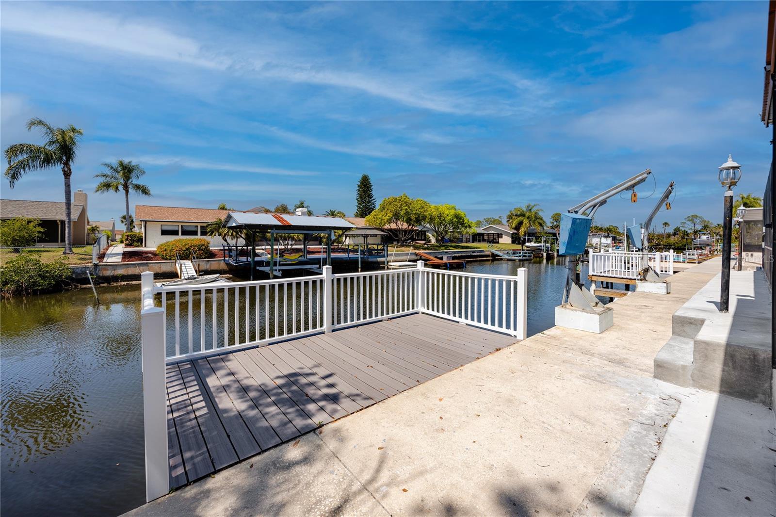 Dock at 9903 San Mateo Way, Port Richey, FL 34668
