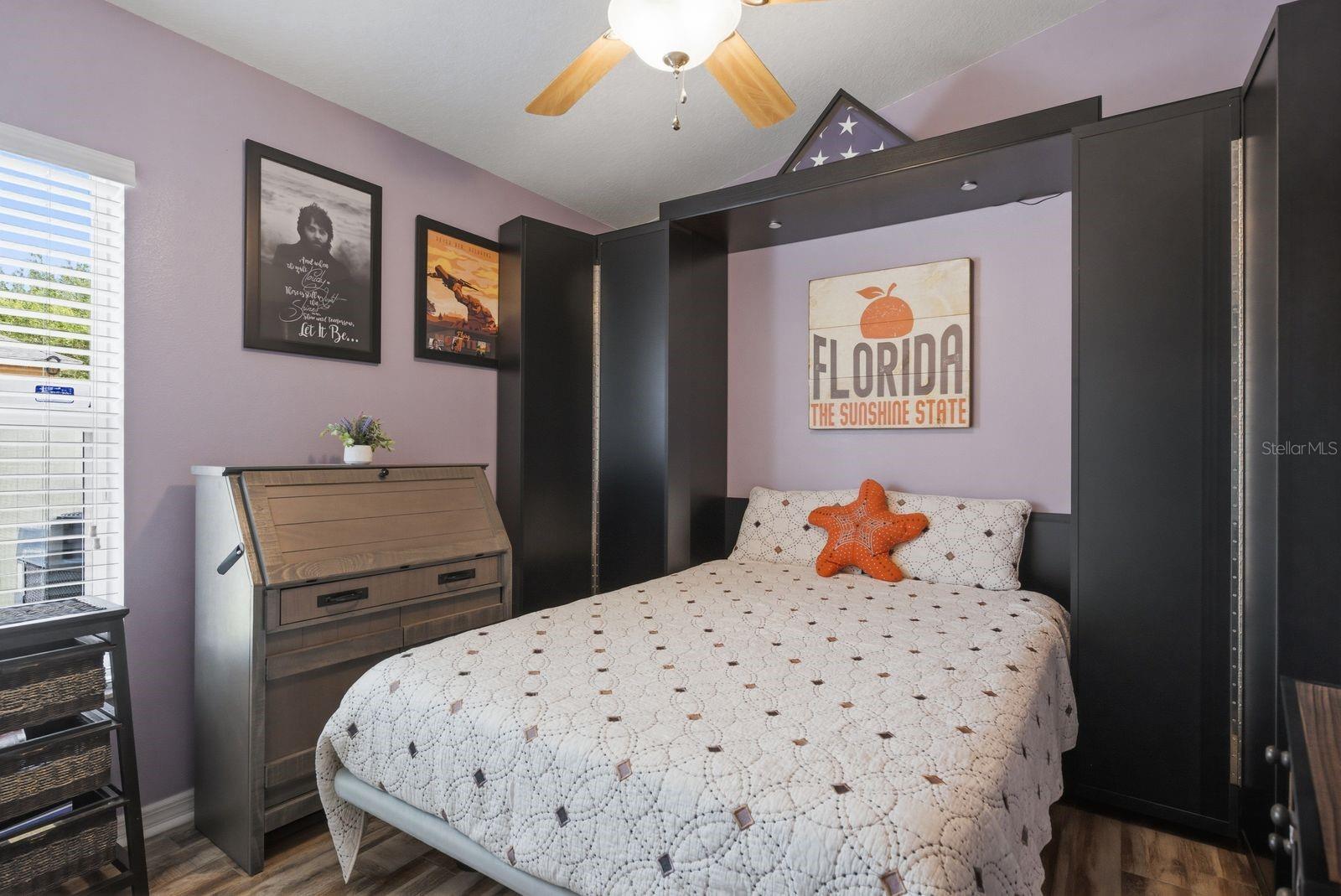 Bedroom #4 w/ custom Murphy Bed