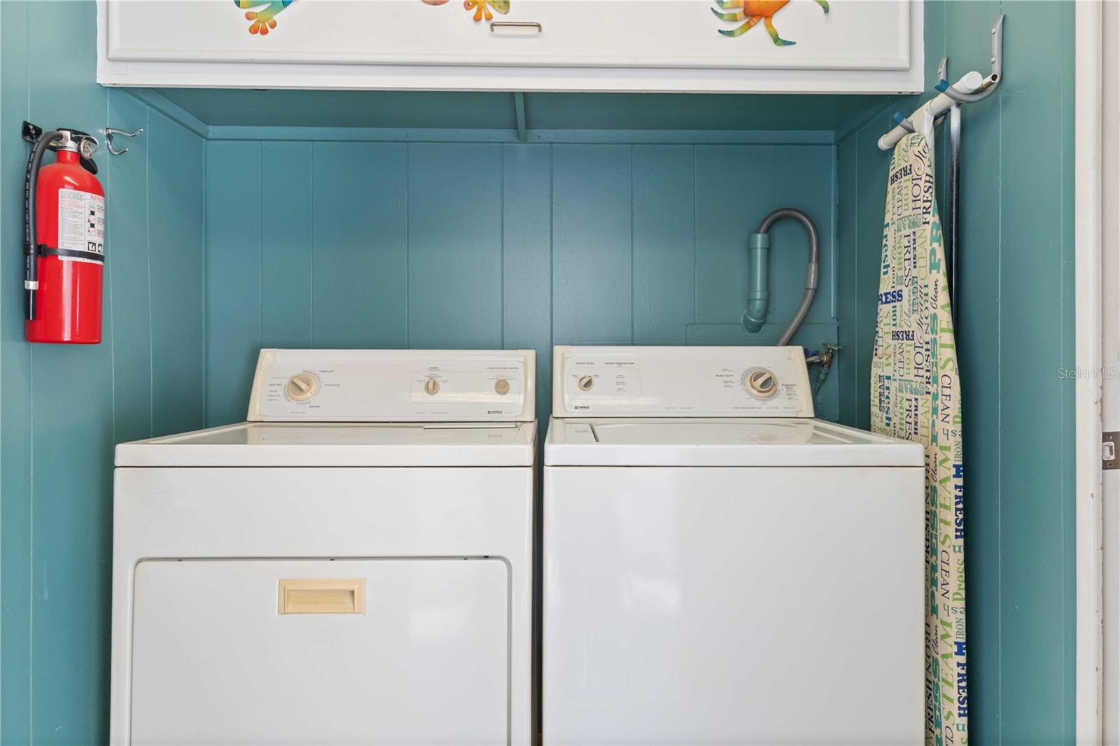 Washer and dryer inside the home!