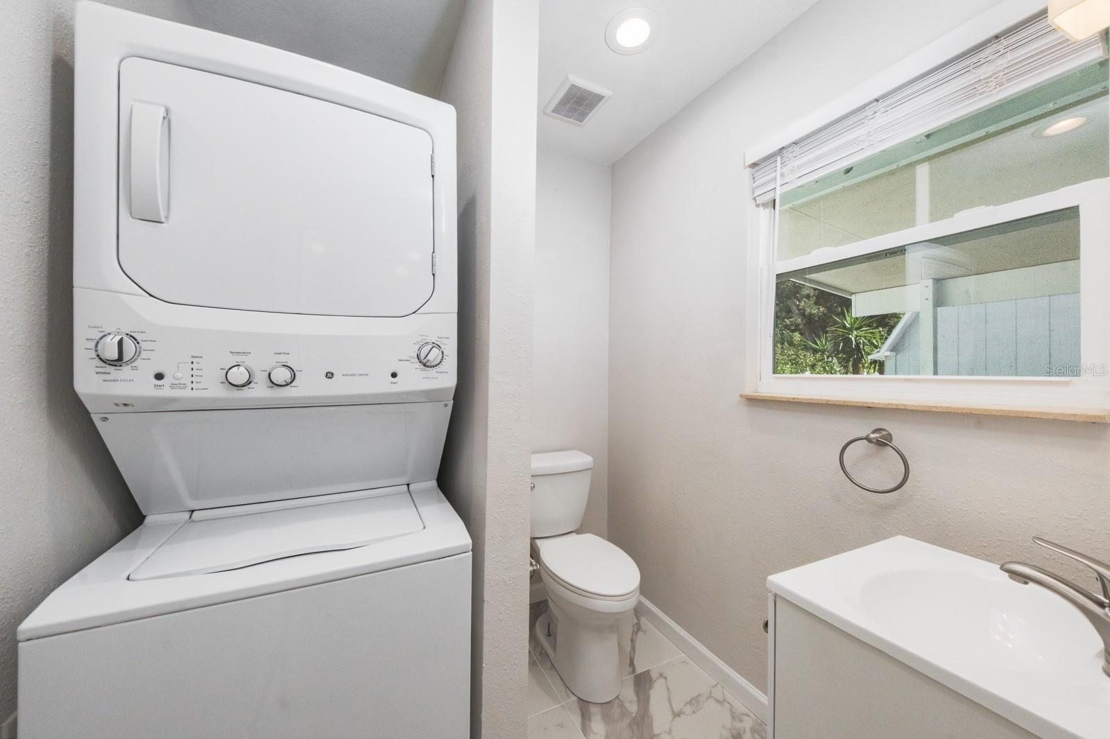 Main Level 1/2 Bathroom and Laundry