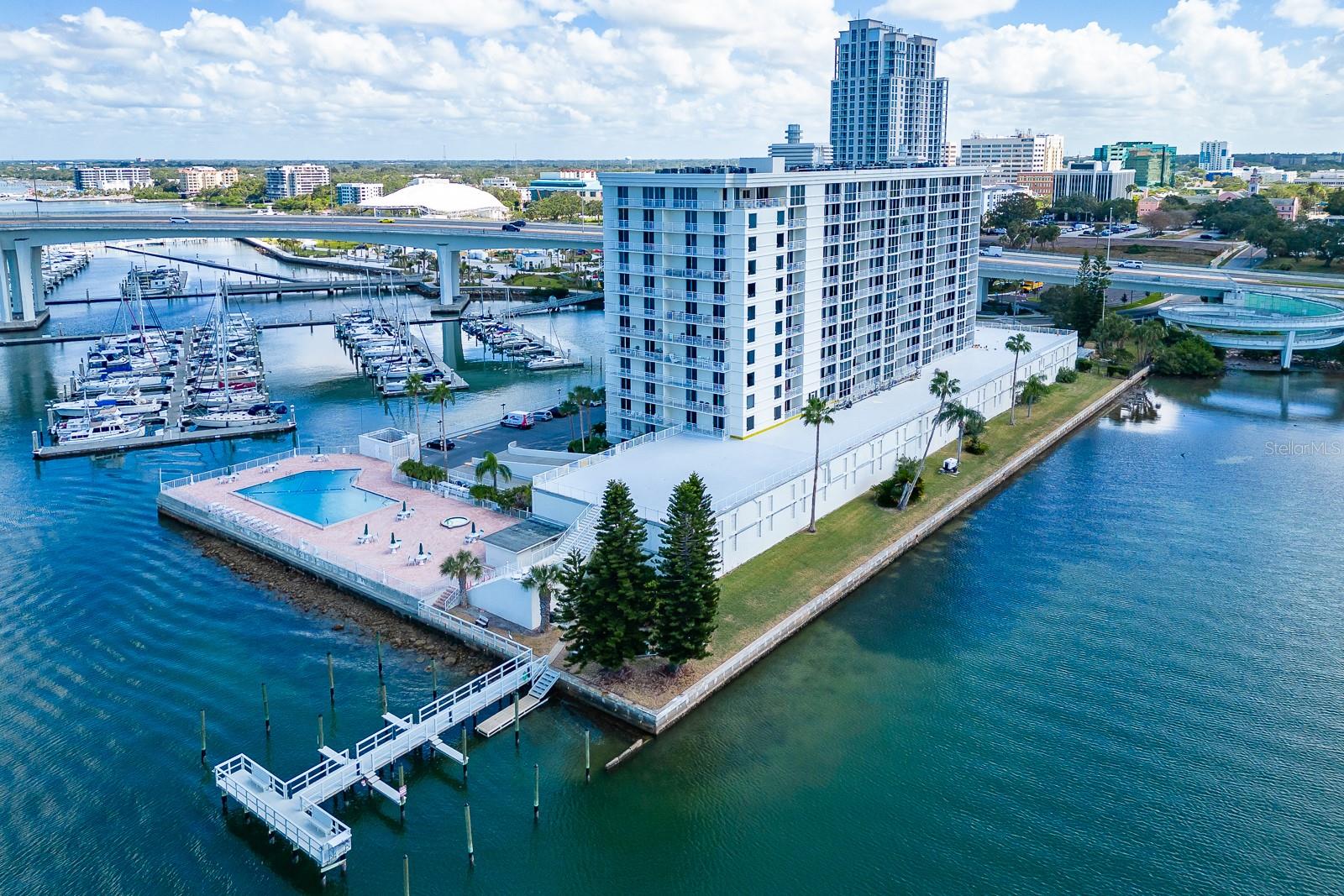 Downtown Clearwater and the new Sound venue just steps away