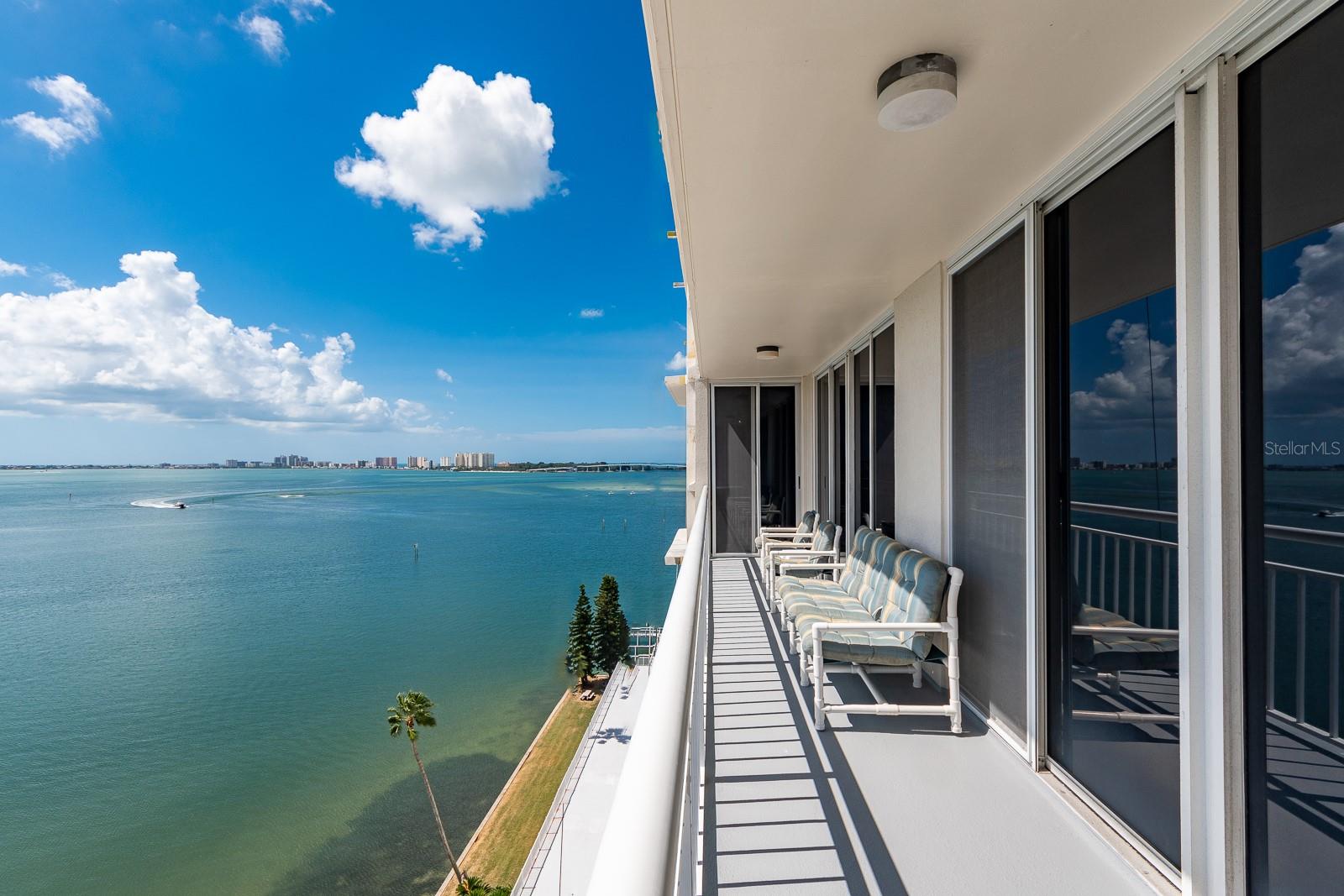 Balcony access from the master