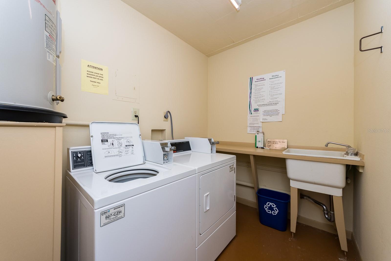 Laundry across the hall