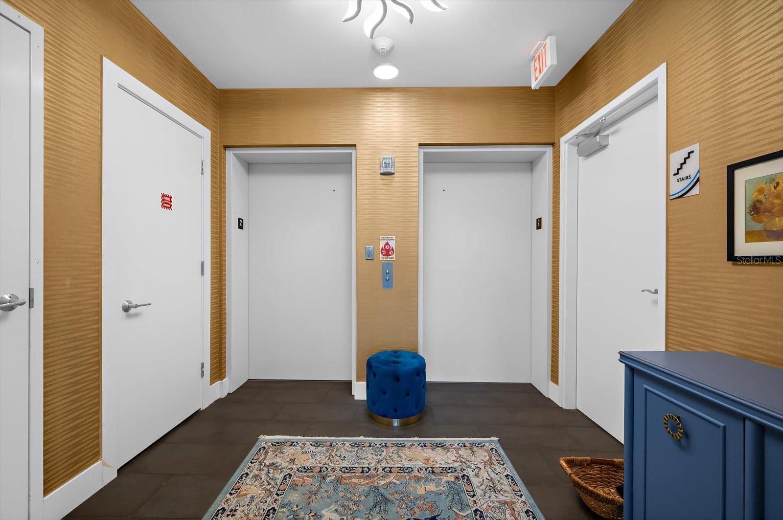 Elevators on Unit Floor