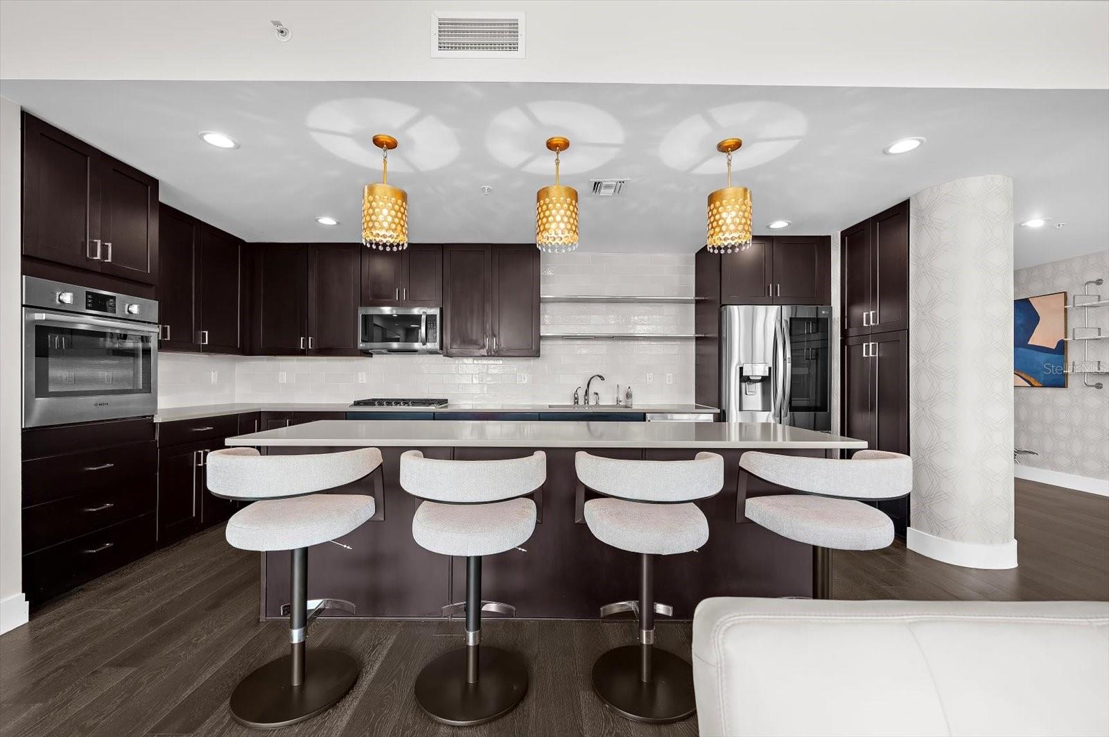 Kitchen and Living Room