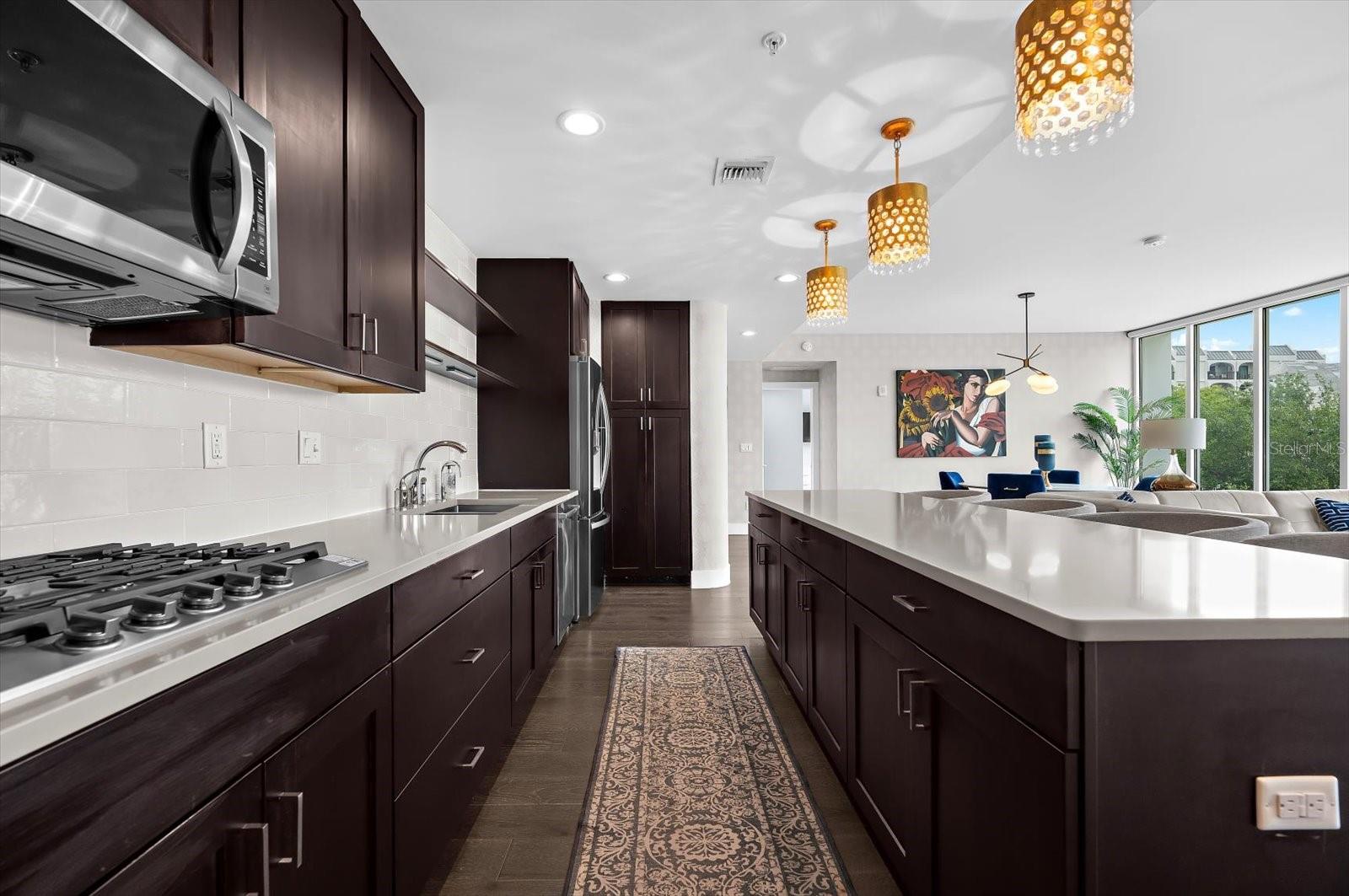 Kitchen and Living Room