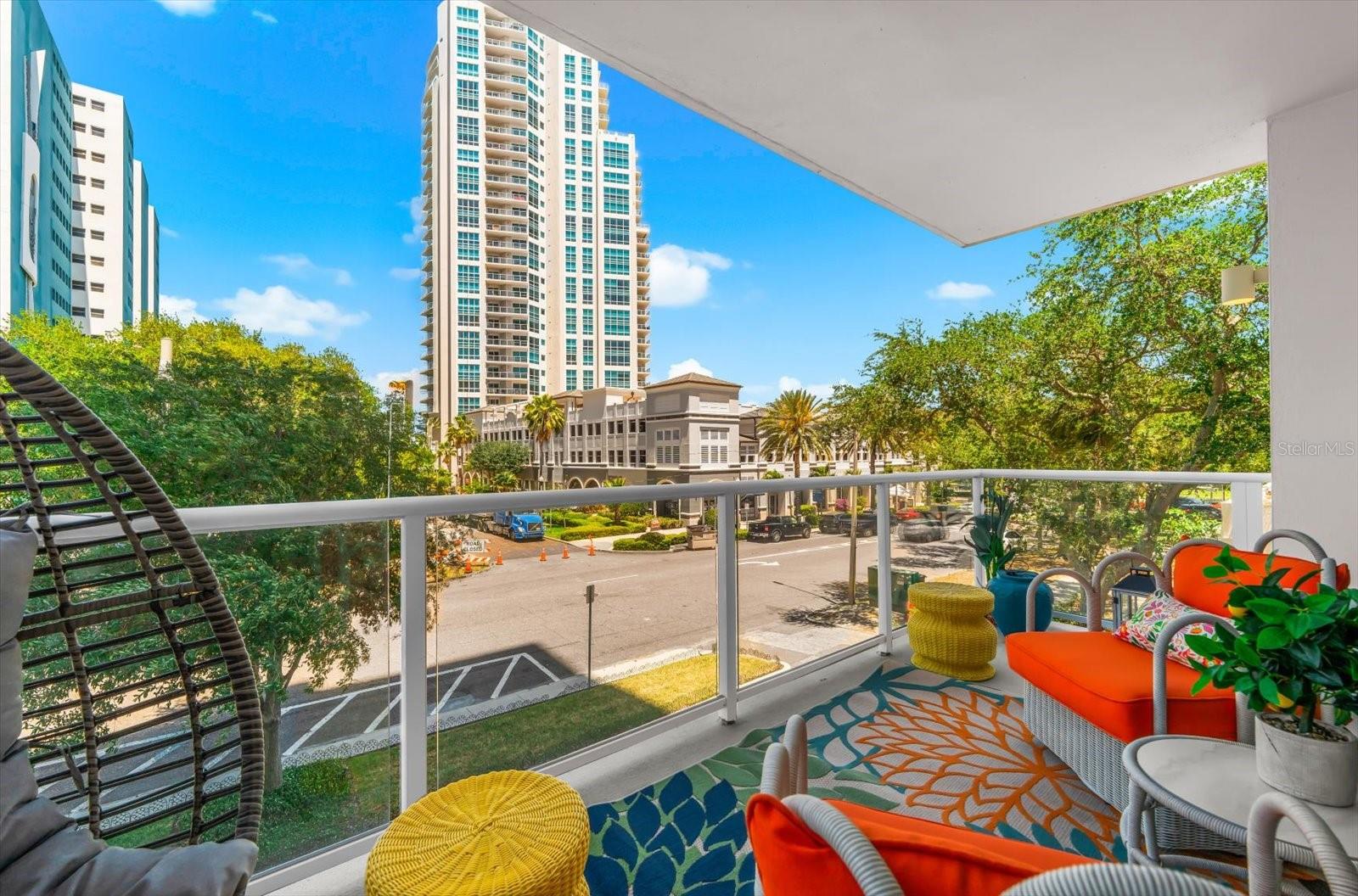 Aerial Water and Building Views