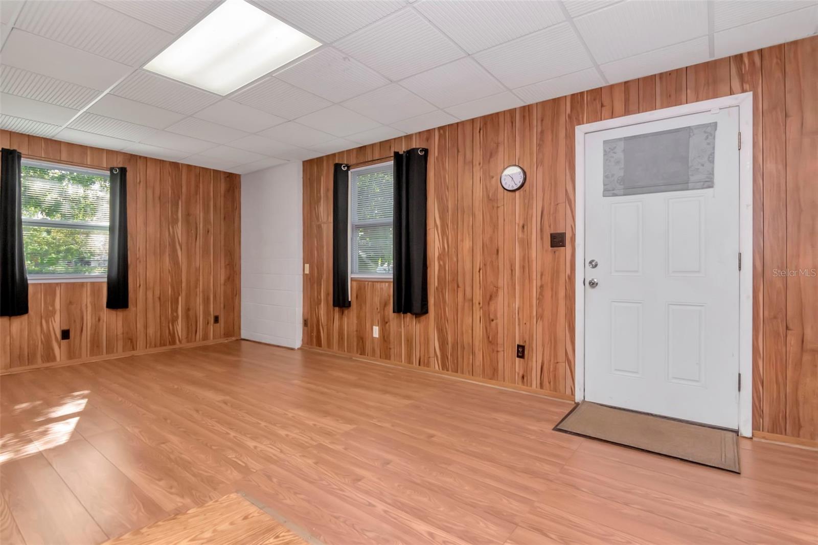 Bonus room with exterior door entrance located on the side of the home.