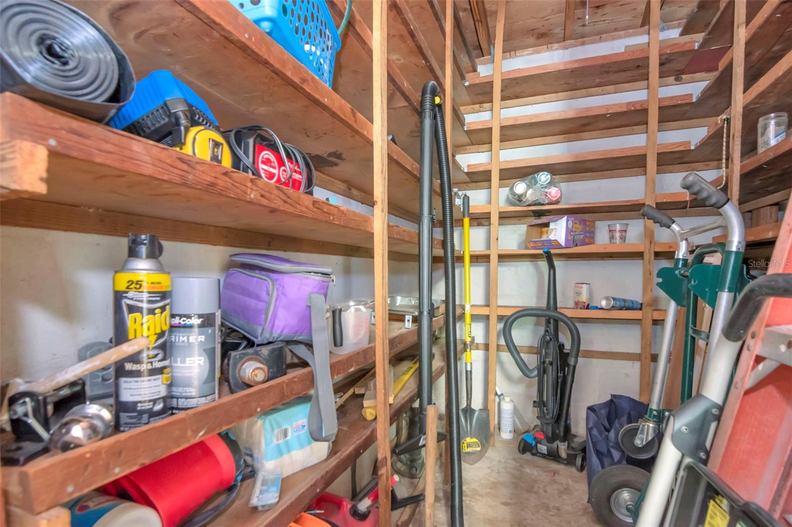 Storage room located off bonus room.