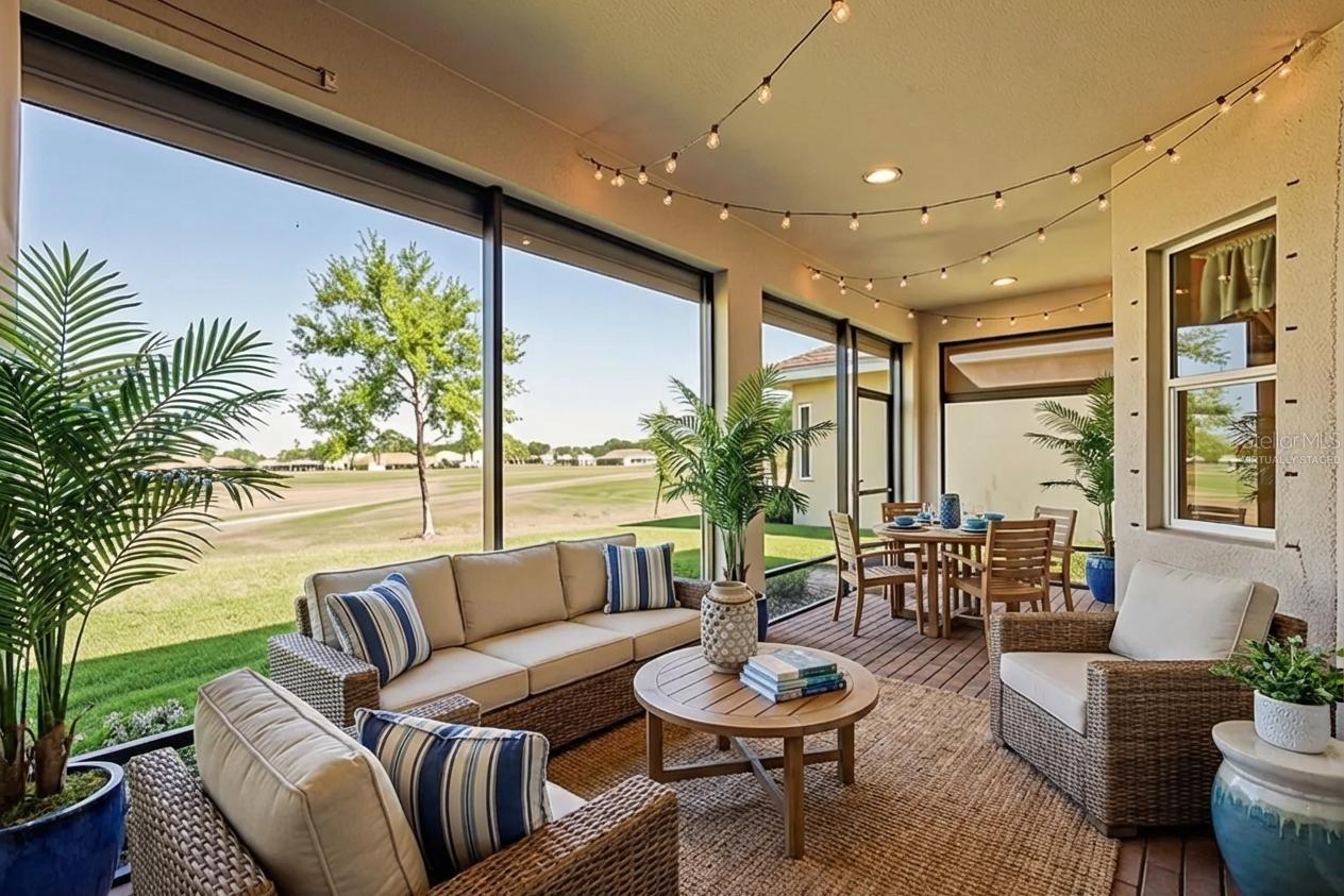 Virtually Staged Lanai