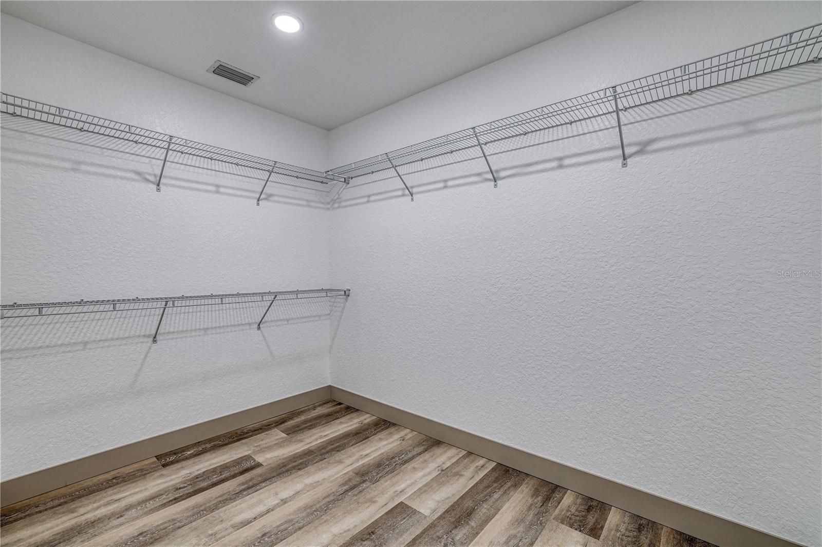 Primary walk in closet