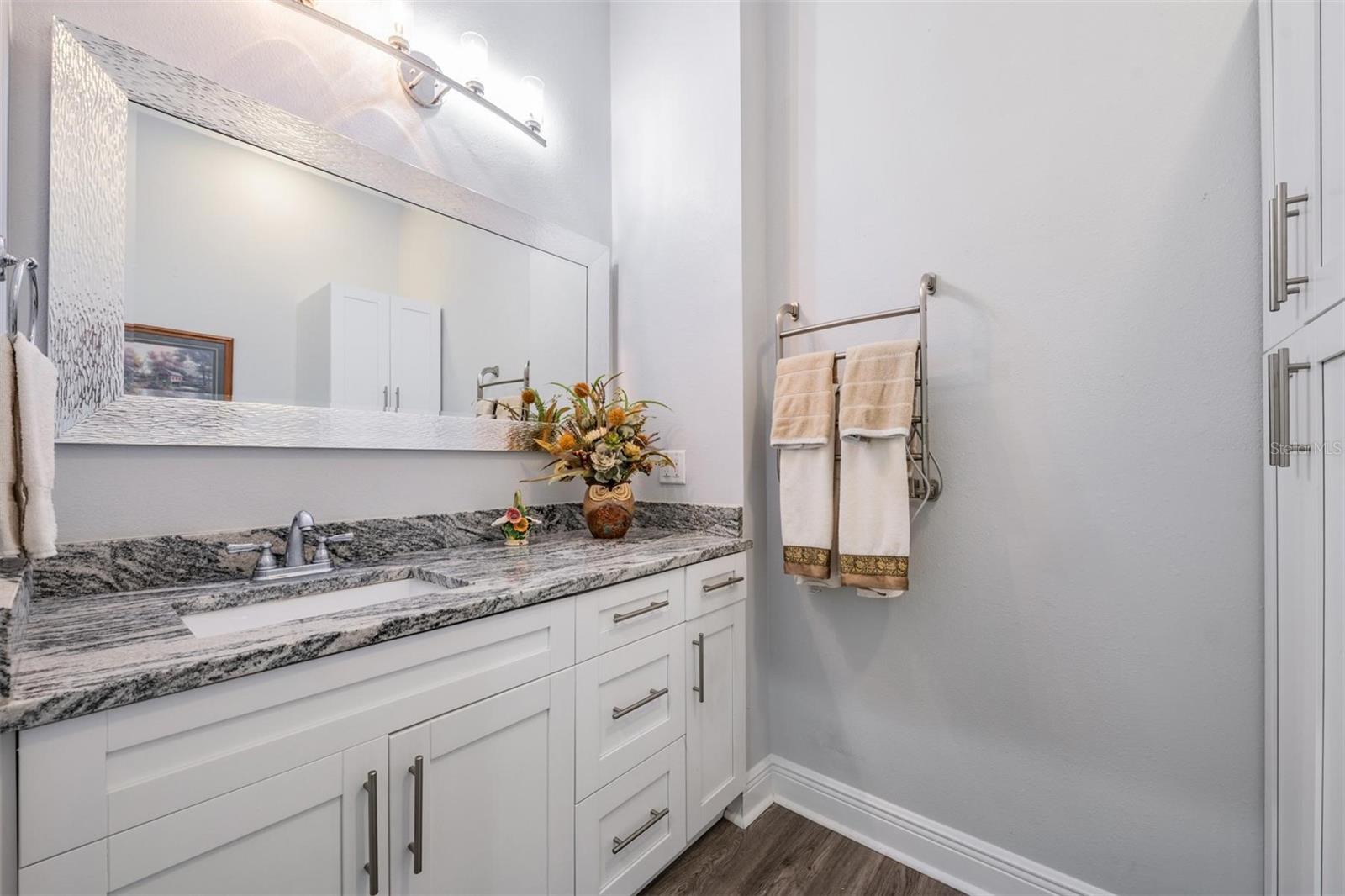 Separate vanity areas-primary bath