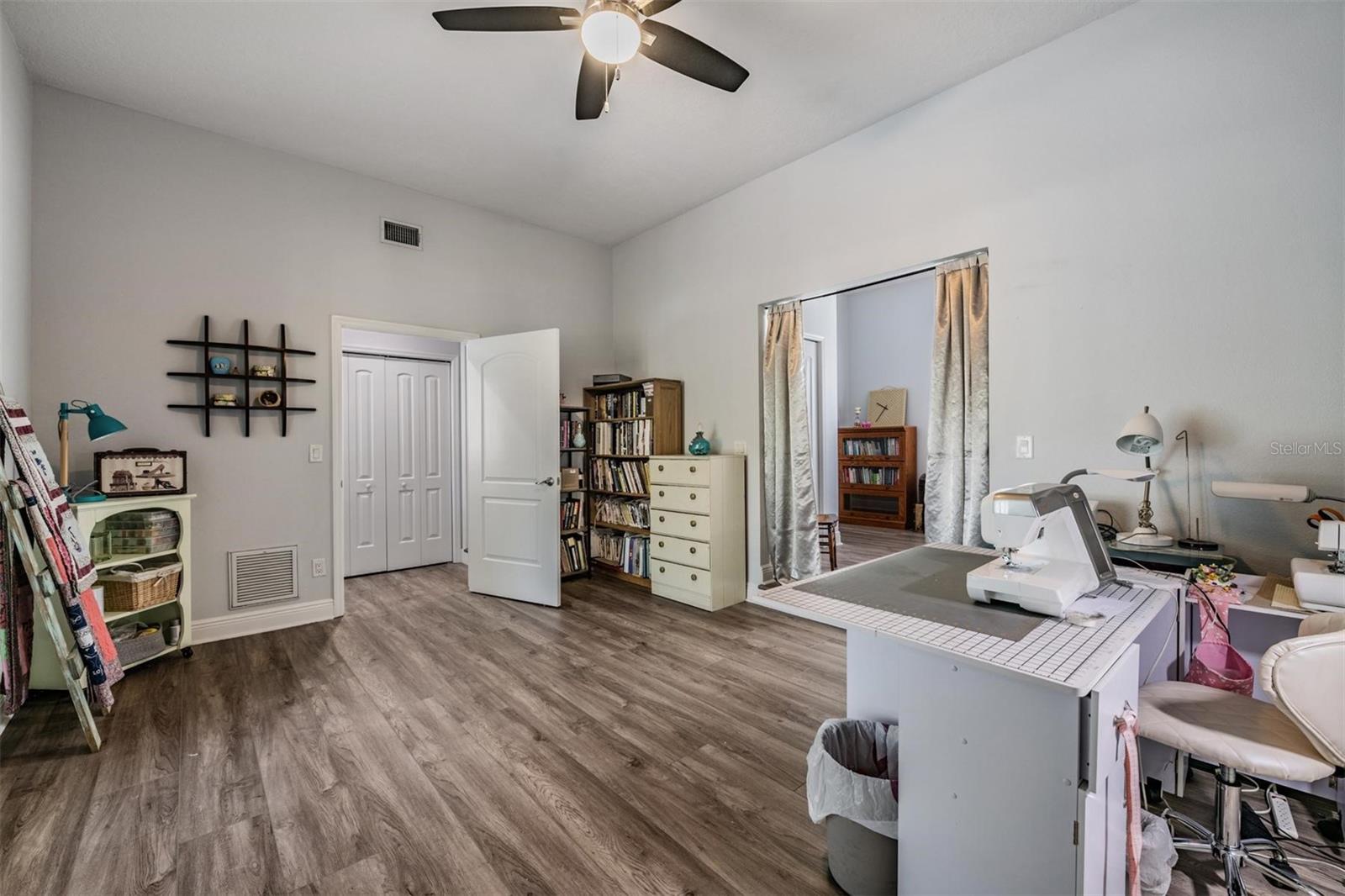 1st Floor bonus room with access to bathroom and closet
