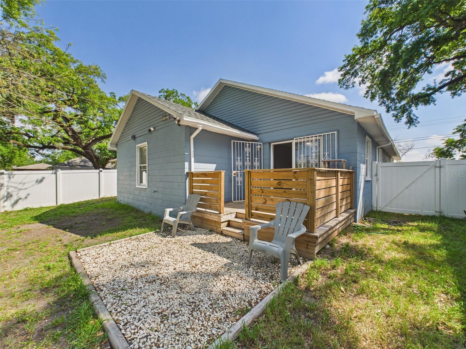 Beautiful, private outdoor living area