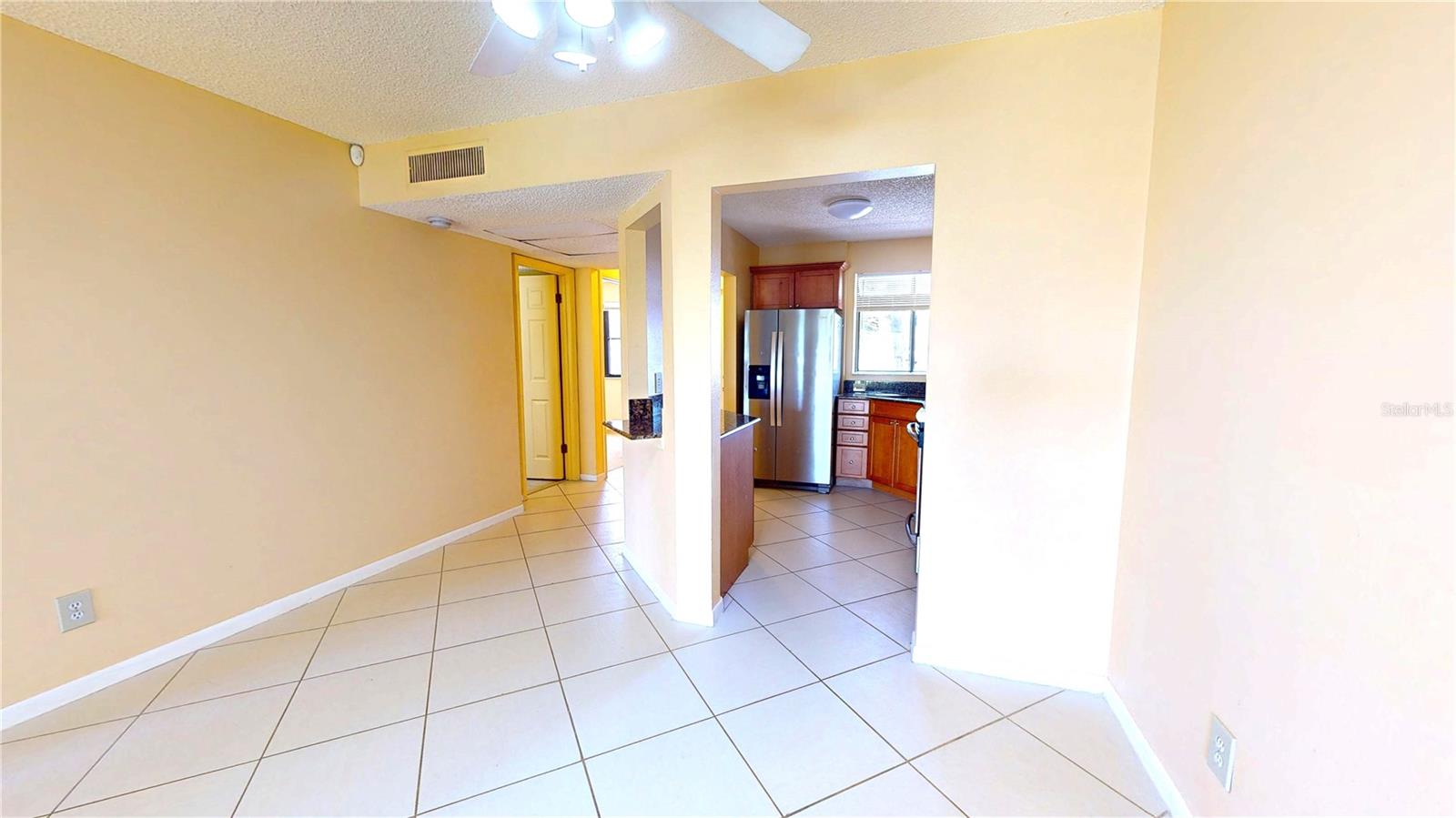Dining Room, Kitchen & Hallway to Second Bed & Bath