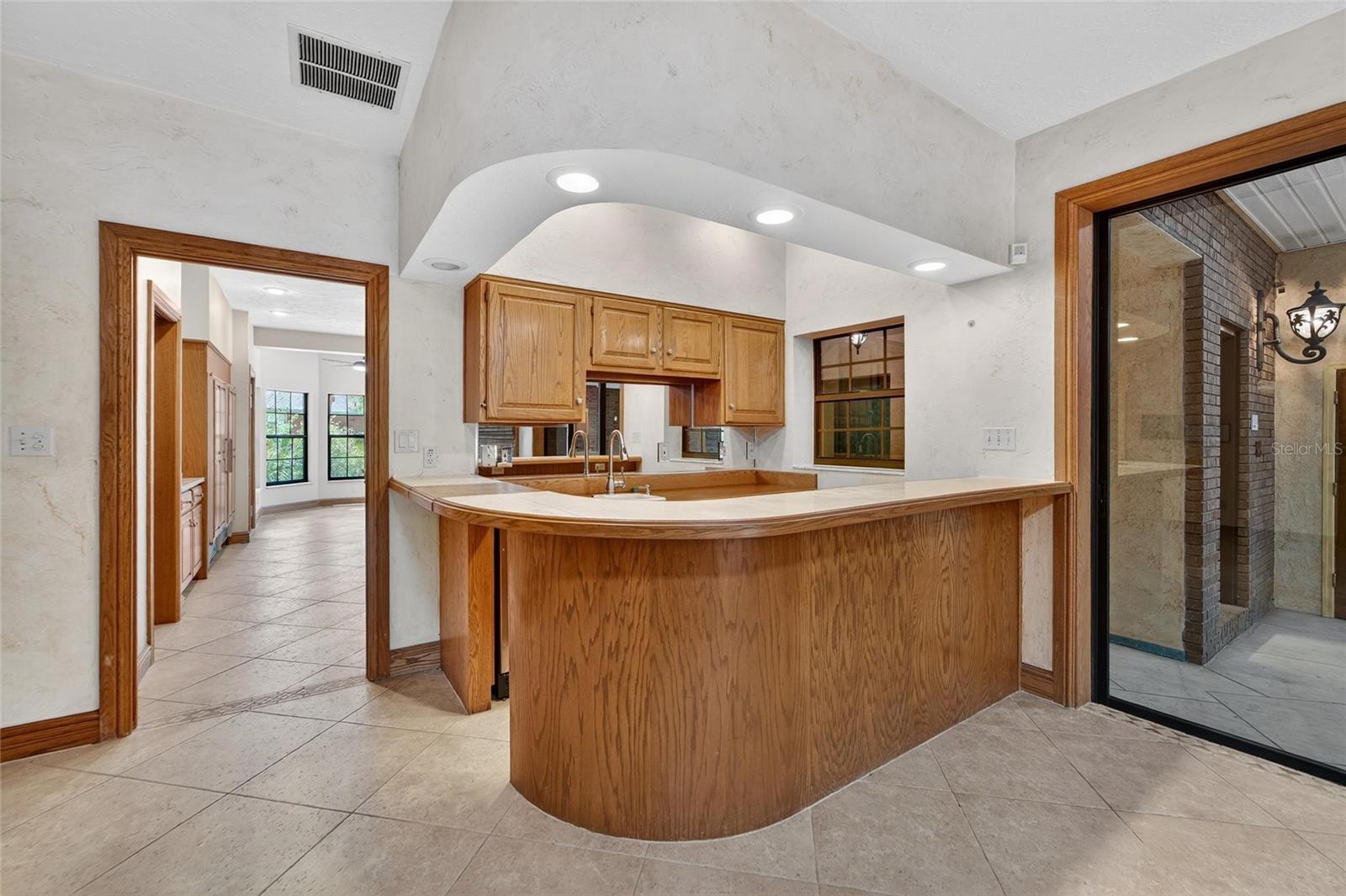 Web-bar in Great Room